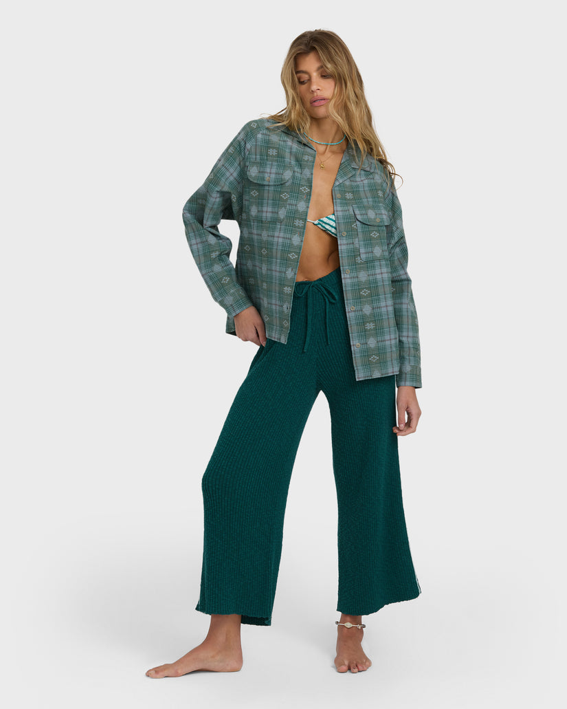 Billabong Coastal Breeze Long Sleeve Shirt - Mason Blue - Sun Diego Boardshop