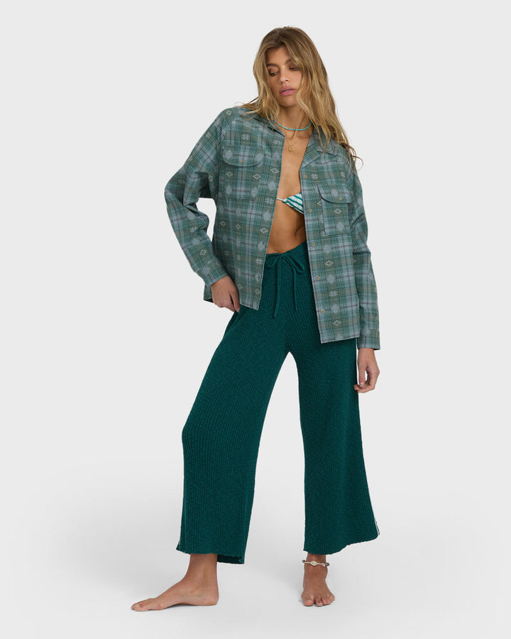 Billabong Coastal Breeze Long Sleeve Shirt - Mason Blue - Sun Diego Boardshop