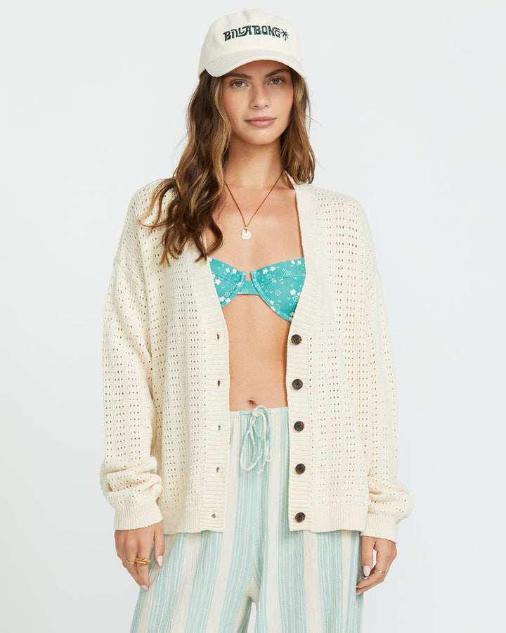 Billabong Loren Cardigan - WHITE CAP - Sun Diego Boardshop