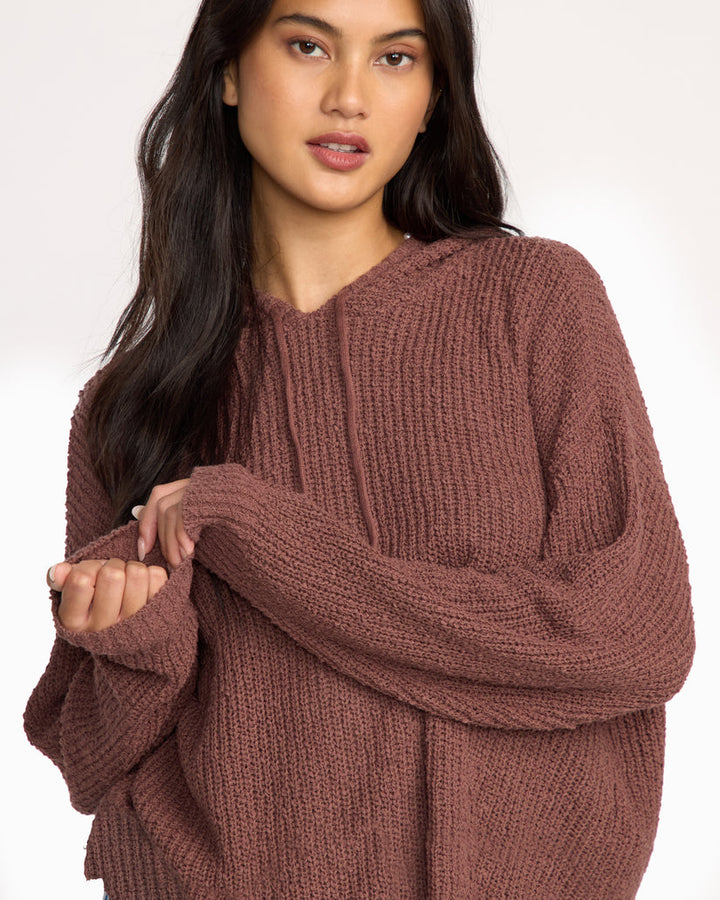 Billabong Hot Beachin Hooded Sweater - Espresso - Sun Diego Boardshop