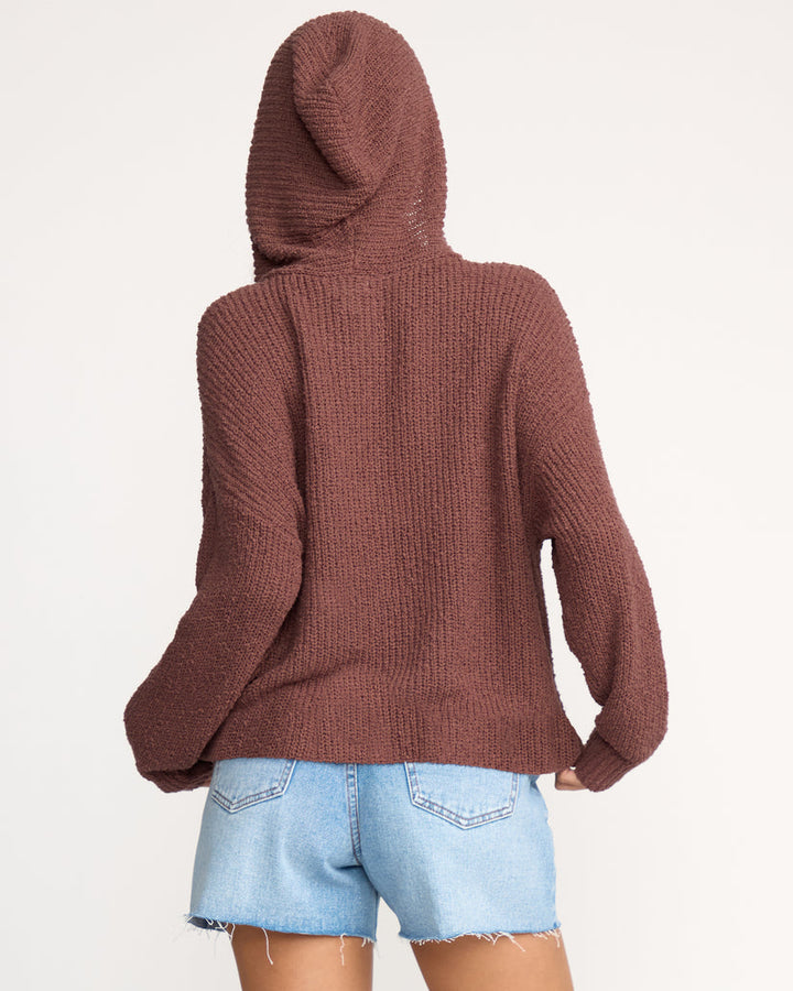 Billabong Hot Beachin Hooded Sweater - Espresso - Sun Diego Boardshop