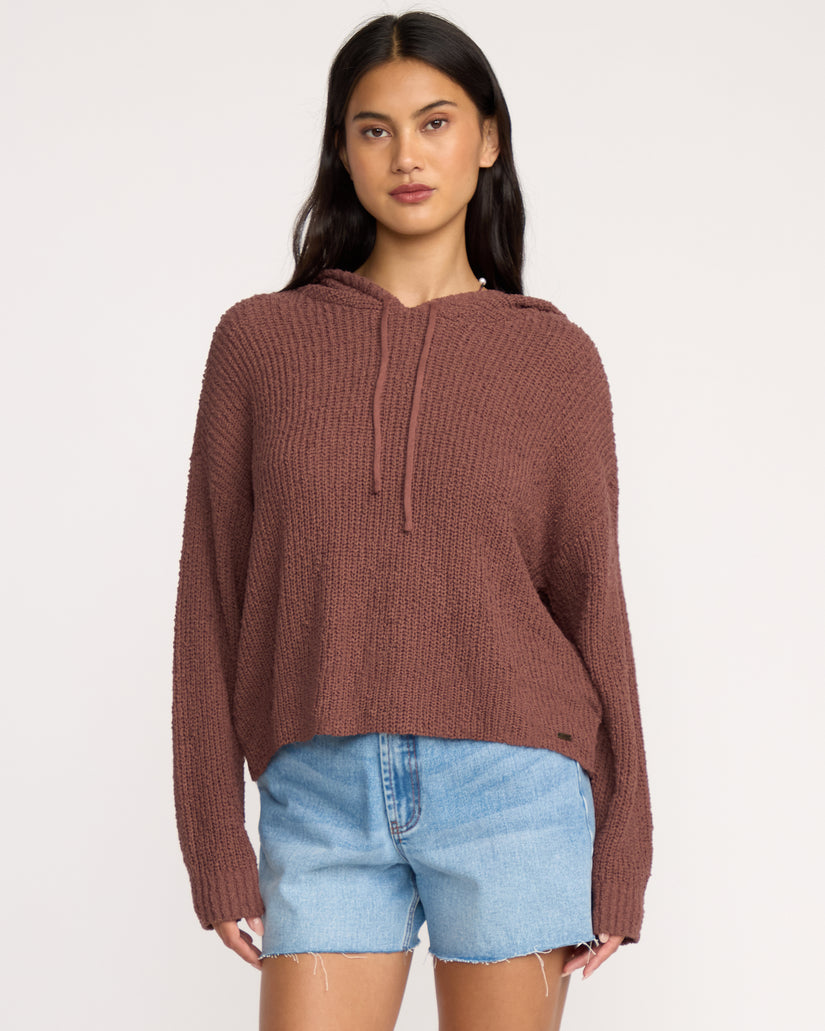 Billabong Hot Beachin Hooded Sweater - Espresso - Sun Diego Boardshop