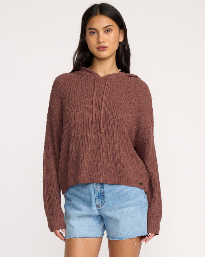 Billabong Hot Beachin Hooded Sweater - Espresso - Sun Diego Boardshop