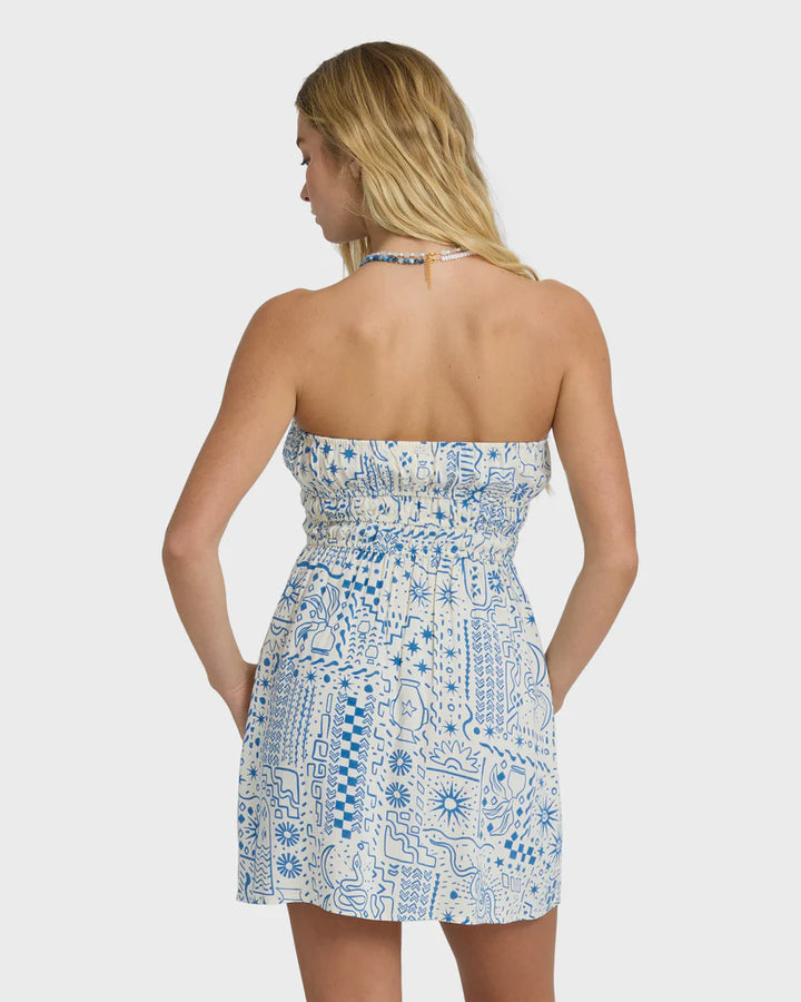 Billabong In The Sky Mini Dress - White Cap