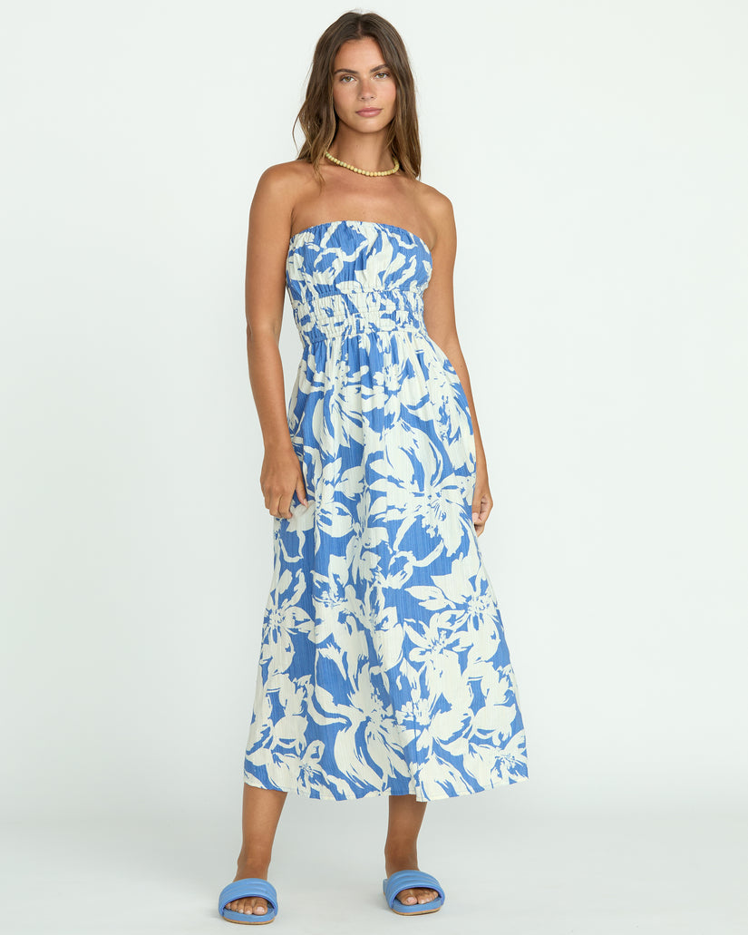 Billabong In The Sky Midi Dress - True Blue Trb - Sun Diego Boardshop