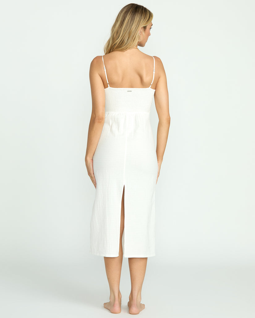 Billabong Crystal Clear Midi Dress - Salt Crystal - Sun Diego Boardshop