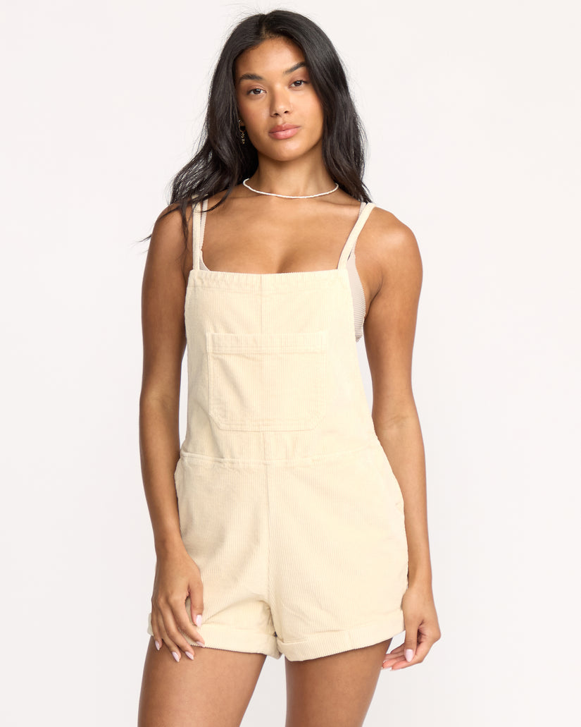 Billabong Wild Pursuit Cord Overall - White Cap - Sun Diego Boardshop
