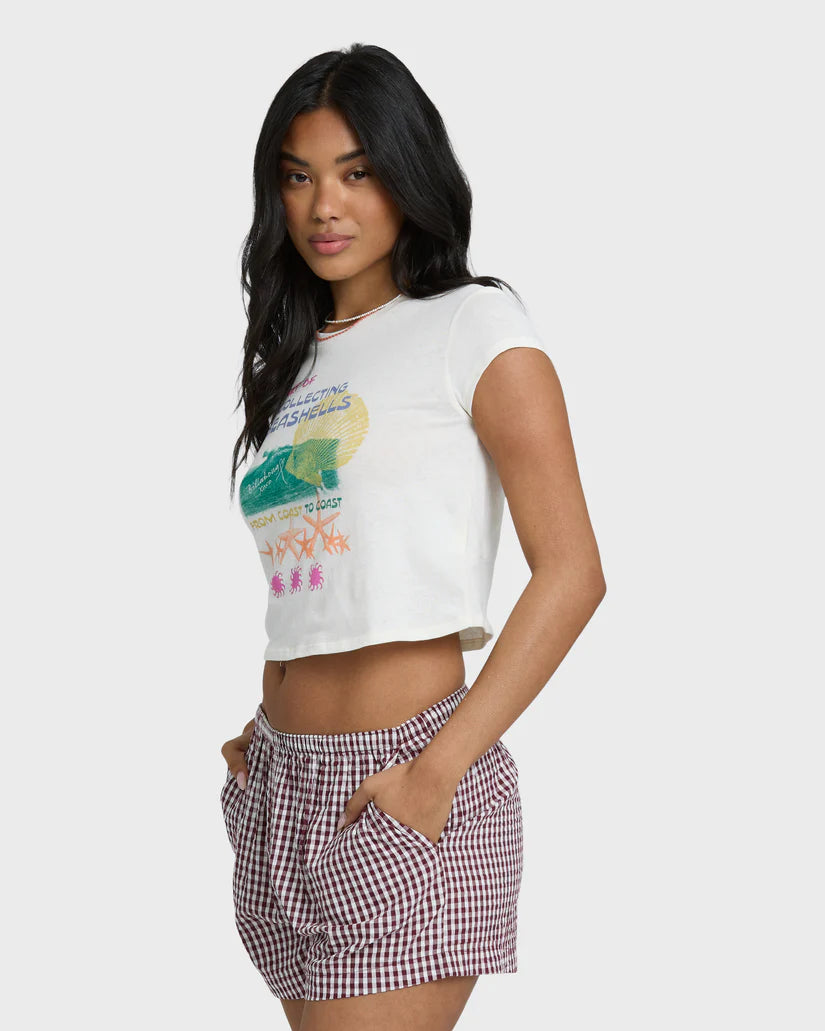 Billabong Coastal Adventures Short Sleeve T-Shirt - White Cap - Sun Diego Boardshop