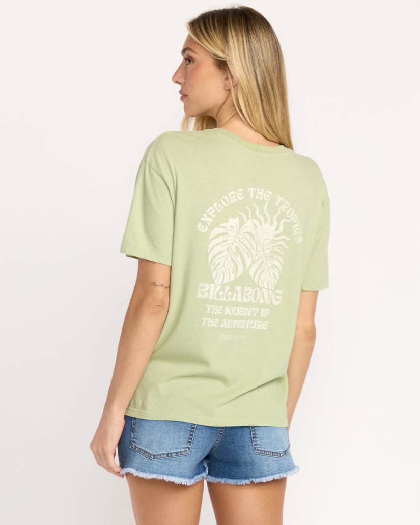 Billabong Paradise Calling Tee - Pistachio Gfm0 - Sun Diego Boardshop