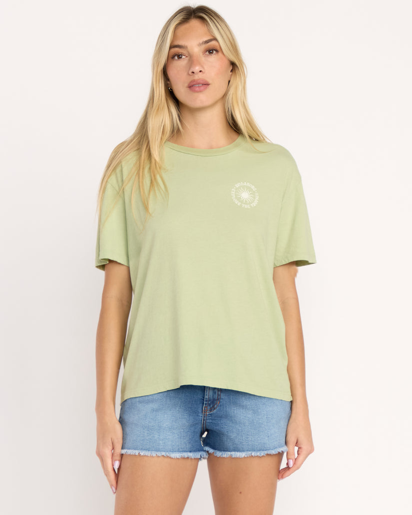 Billabong Paradise Calling Tee - Pistachio Gfm0 - Sun Diego Boardshop