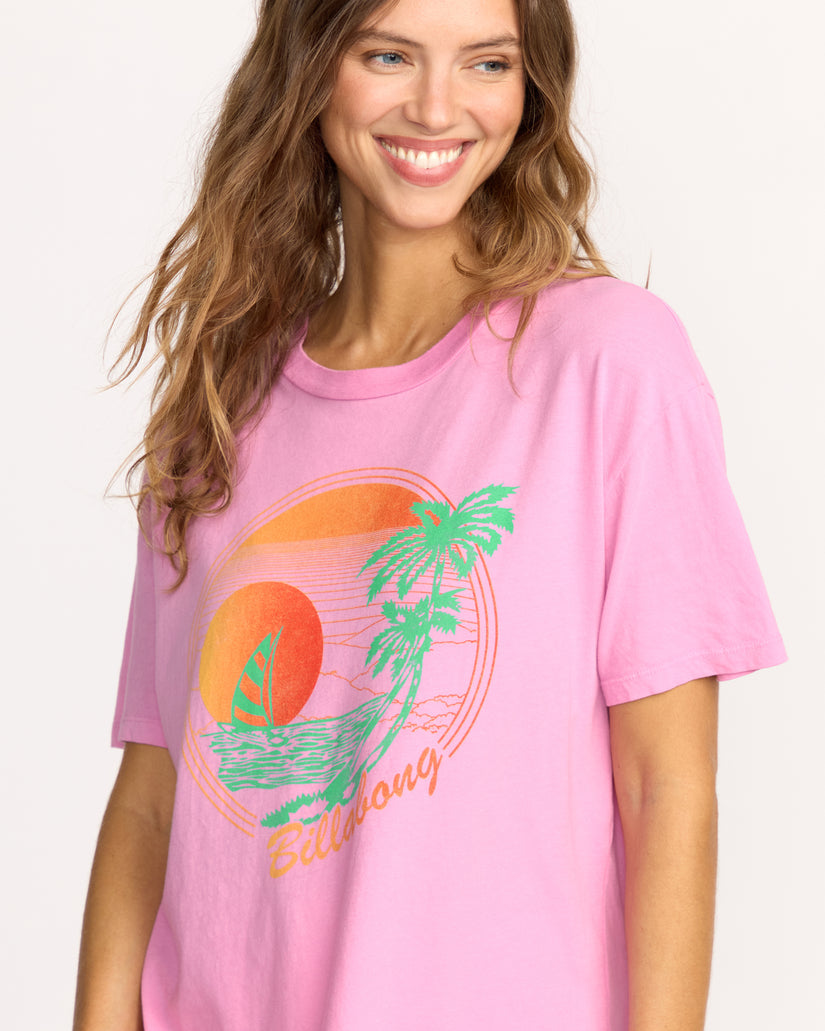 Billabong Bright New Day Tee - Bright Rose - Sun Diego Boardshop