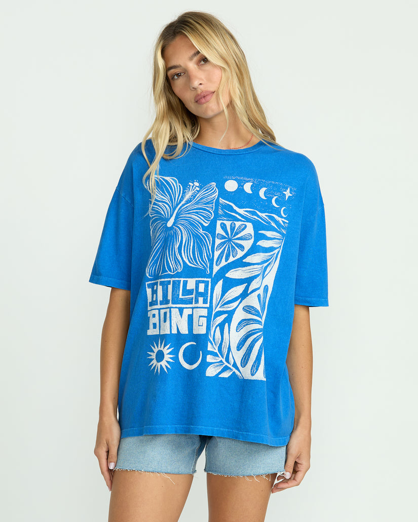 Billabong Summer Nights Tee - True Blue Trb - Sun Diego Boardshop
