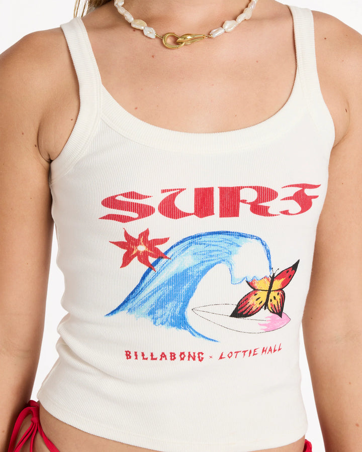 Billabong Women's Lottie Hall Tank - Salt Crystal - Sun Diego Boardshop