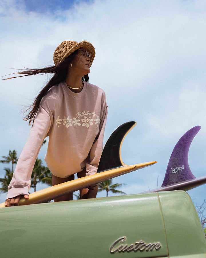 Billabong Ride In Crew Sweatshirt - Black Sands - Sun Diego Boardshop