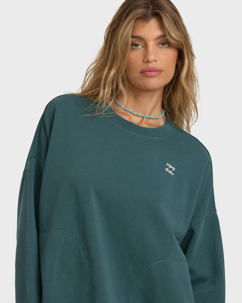 Billabong Don'T Forget Crewneck Sweatshirt - Alpine - Sun Diego Boardshop