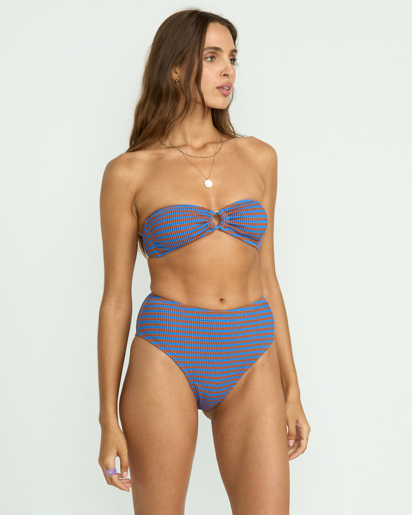 Billabong Summer High Stripe Rio Bandeau Bikini Top - Multi - Sun Diego Boardshop