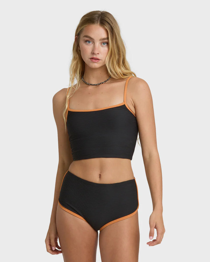 Billabong Tanlines Surf Short Bikini Bottom - Black