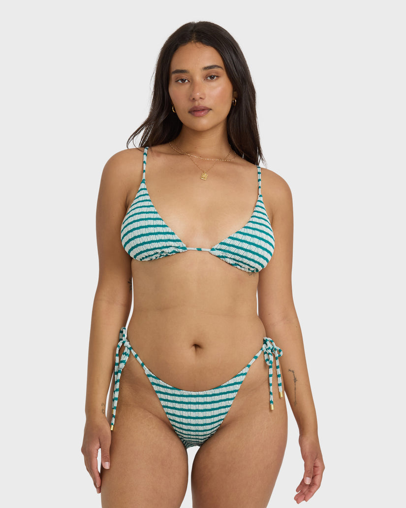 Billabong Wavey Daze Tie-Side Hike Bikini Bottom - Deep Sea