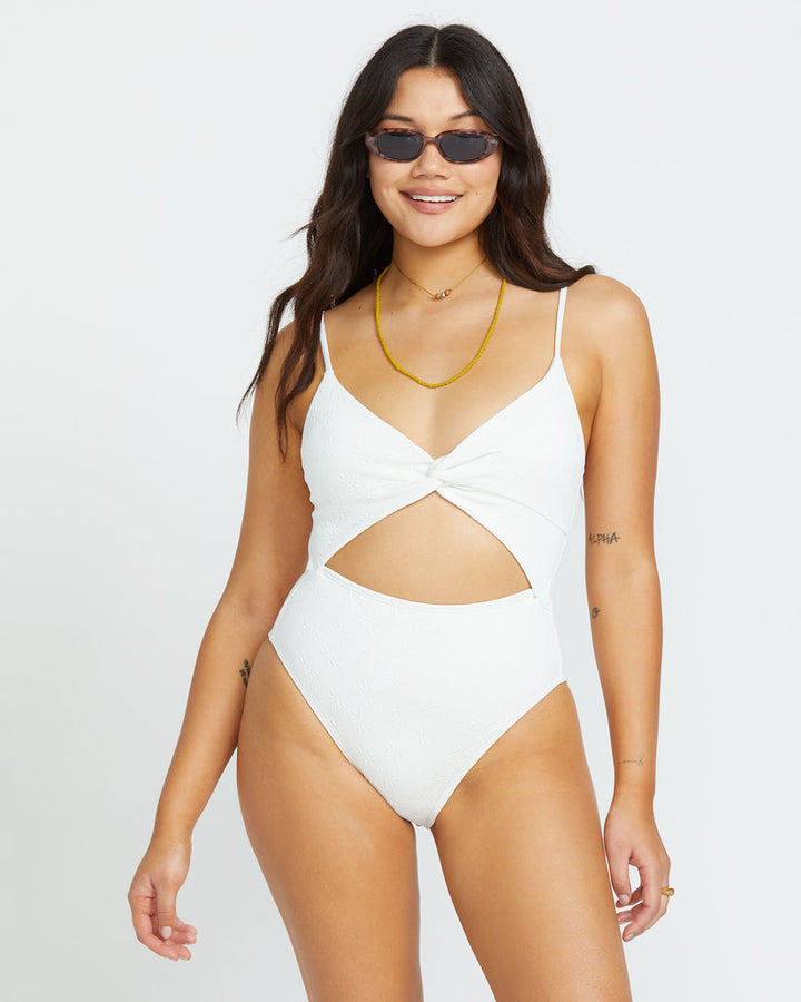 Billabong Salt And Sol Mika One-Piece Swimsuit - SALT CRYSTAL - Sun Diego Boardshop