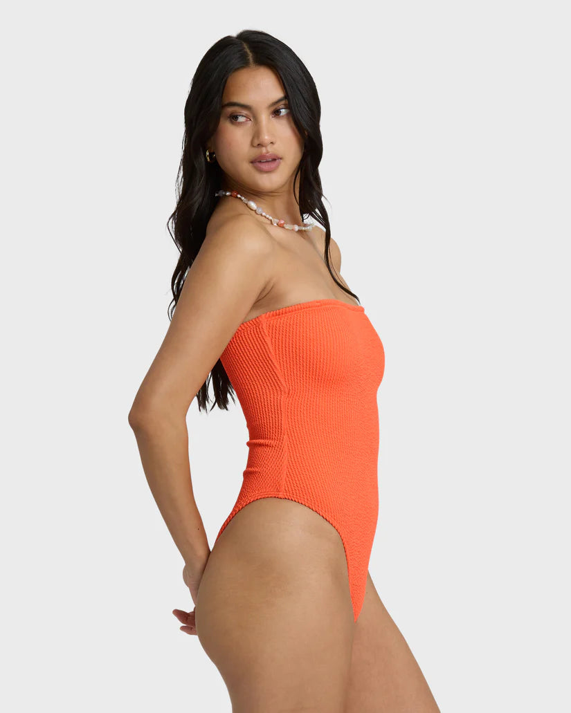 Billabong Summer Hi Tully One Piece Swimsuit - Hot Coral