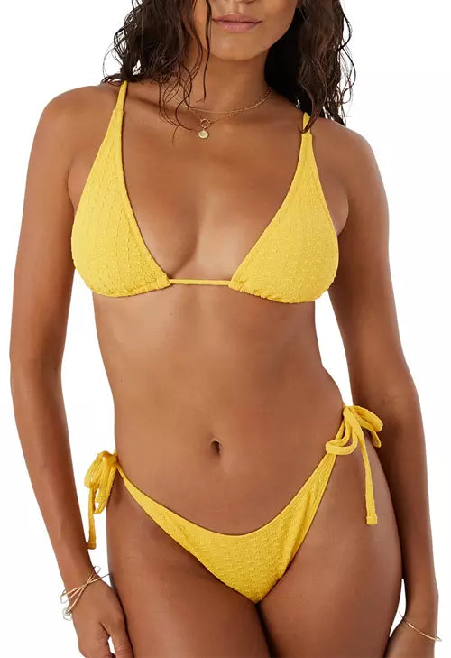 Roxy Haliewa Built Up Triangle Bikini Top - GOLDEN ROD - Sun Diego Boardshop