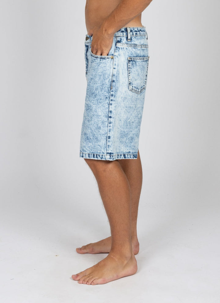 Rusty Lucifer Loose Short - Blue Acid Wash - Sun Diego Boardshop