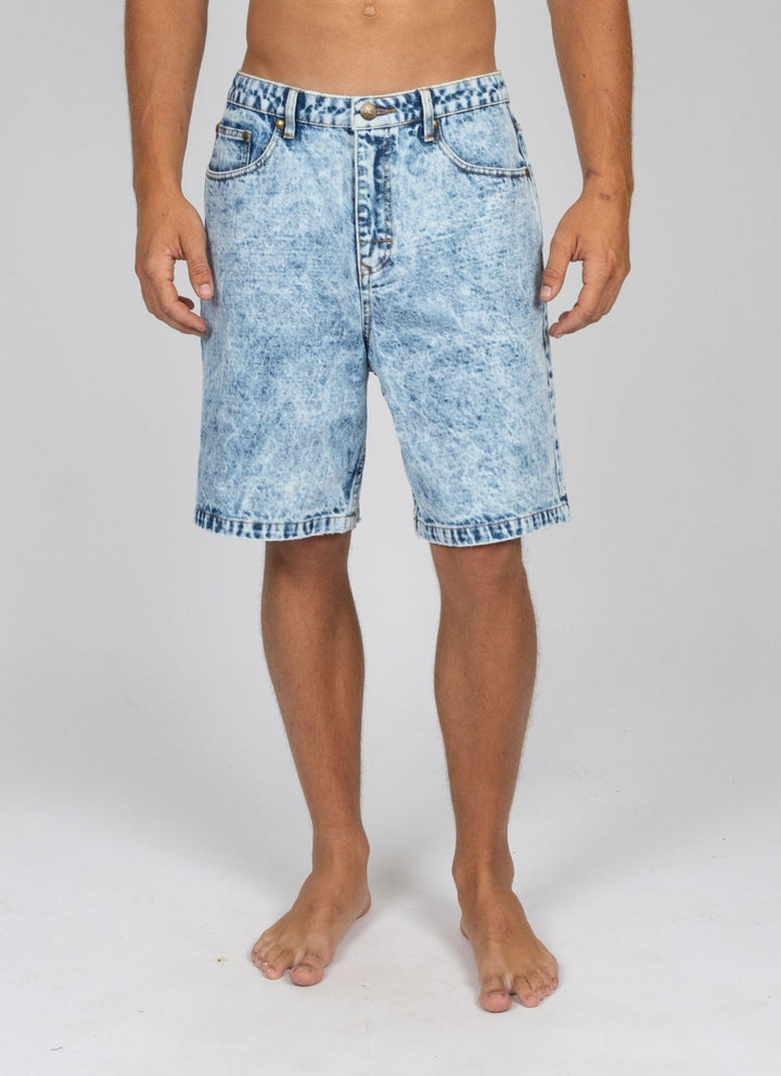 Rusty Lucifer Loose Short - Blue Acid Wash - Sun Diego Boardshop