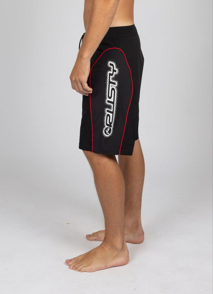 Rusty Piping Spice Fixed Boardshort - Black Blk - Sun Diego Boardshop