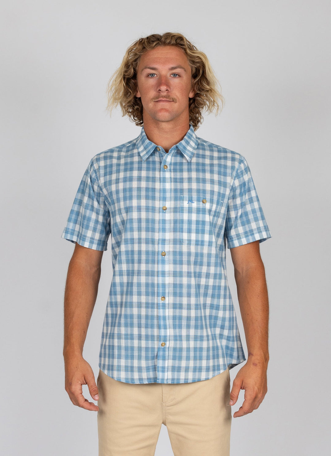 Rusty Watkins Ss Woven Shirt - Regatta - Sun Diego Boardshop