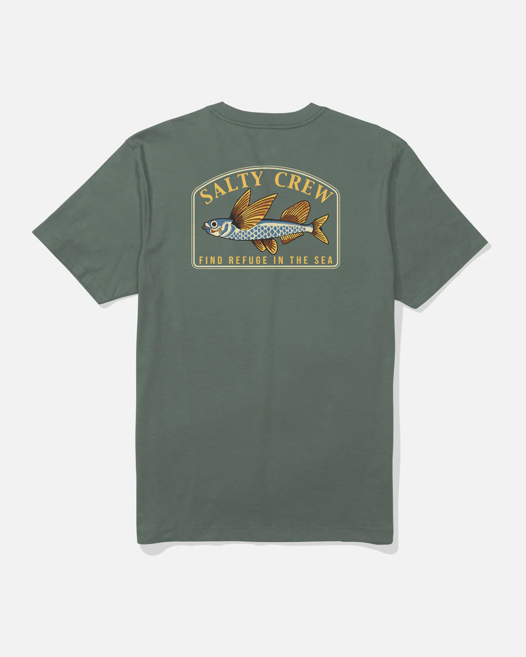 Salty Crew Fly Home Tee - Laurel Wreath - Sun Diego Boardshop