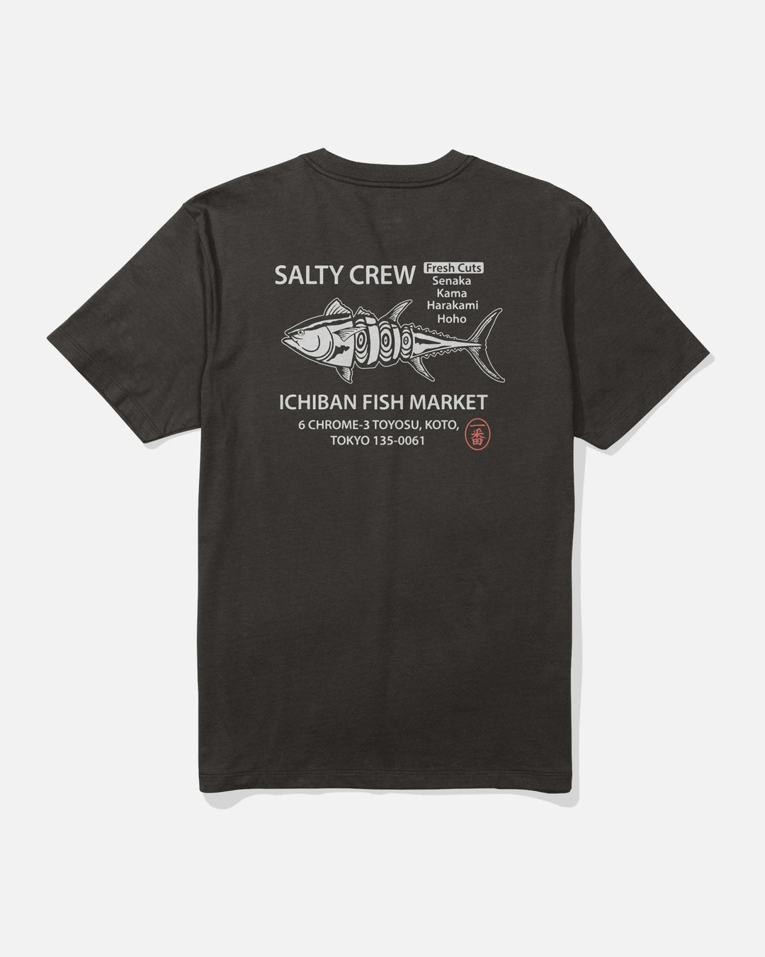 Salty Crew Men's Ichiban Tee - Black - Sun Diego Boardshop