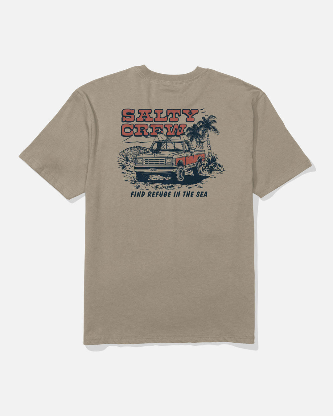 Salty Crew Truck Stop Classic Tee - Twig - Sun Diego Boardshop