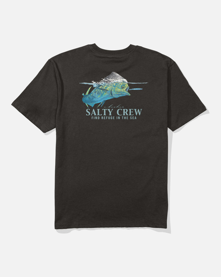 Salty Crew Mahi Surface Classic Tee - Black - Sun Diego Boardshop
