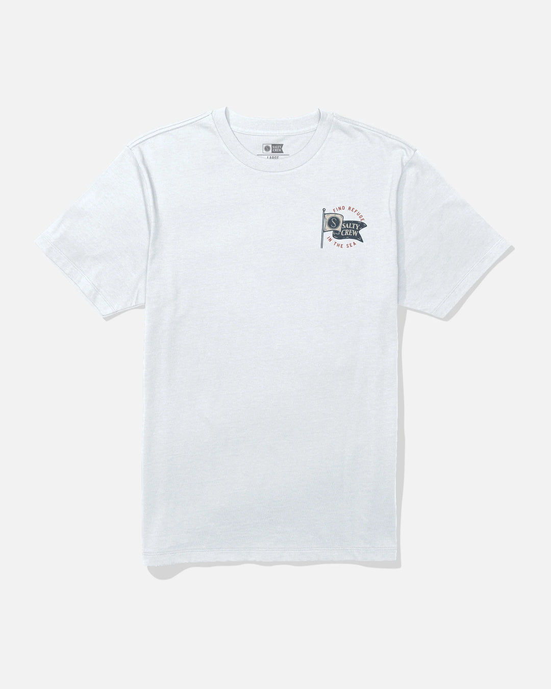 Salty Crew Men's Wavey Crew Tee - White - Sun Diego Boardshop
