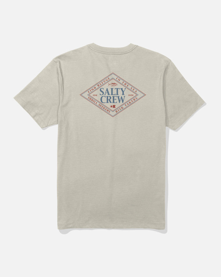 Salty Crew Men's Iconic Crew Tee - Bone