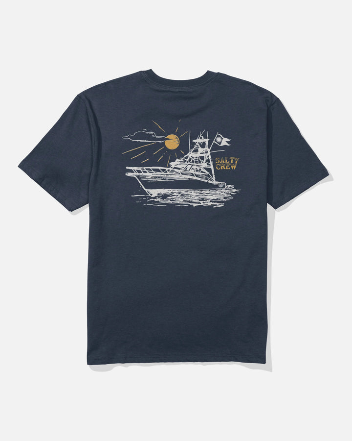 Salty Crew Men's On Board Classic Tee - Navy