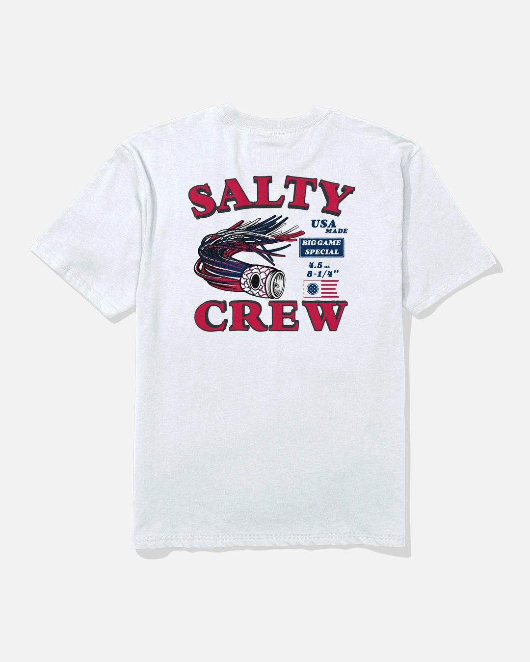 Salty Crew Men's America Lure Classic Tee - White