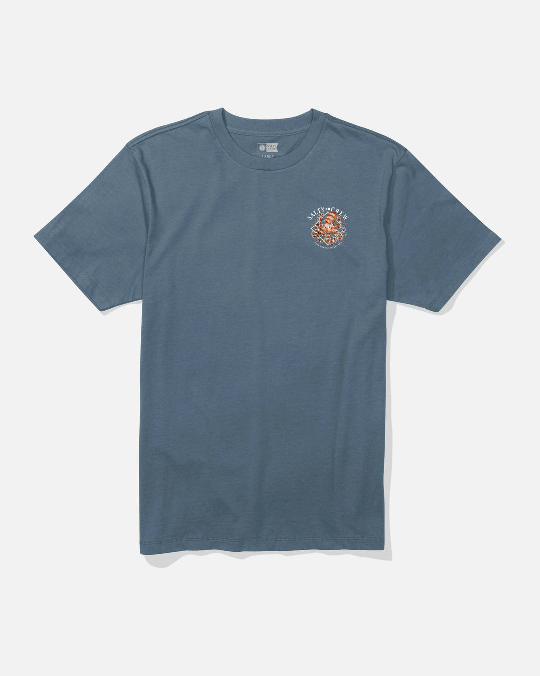 Salty Crew Men's Octopod Crew Tee - Slate