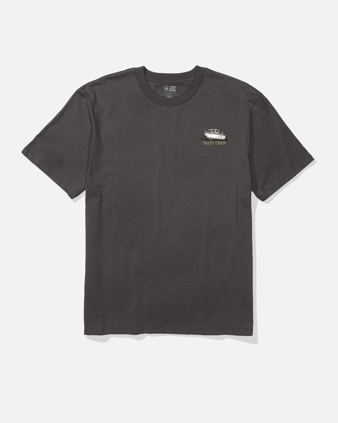 Salty Crew Men's Throttle Original Tee - Dark Grey - Sun Diego Boardshop