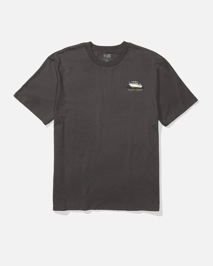 Salty Crew Men's Throttle Original Tee - Dark Grey - Sun Diego Boardshop