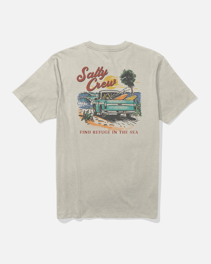 Salty Crew Men's Truck Bed Crew Tee - Bone - Sun Diego Boardshop