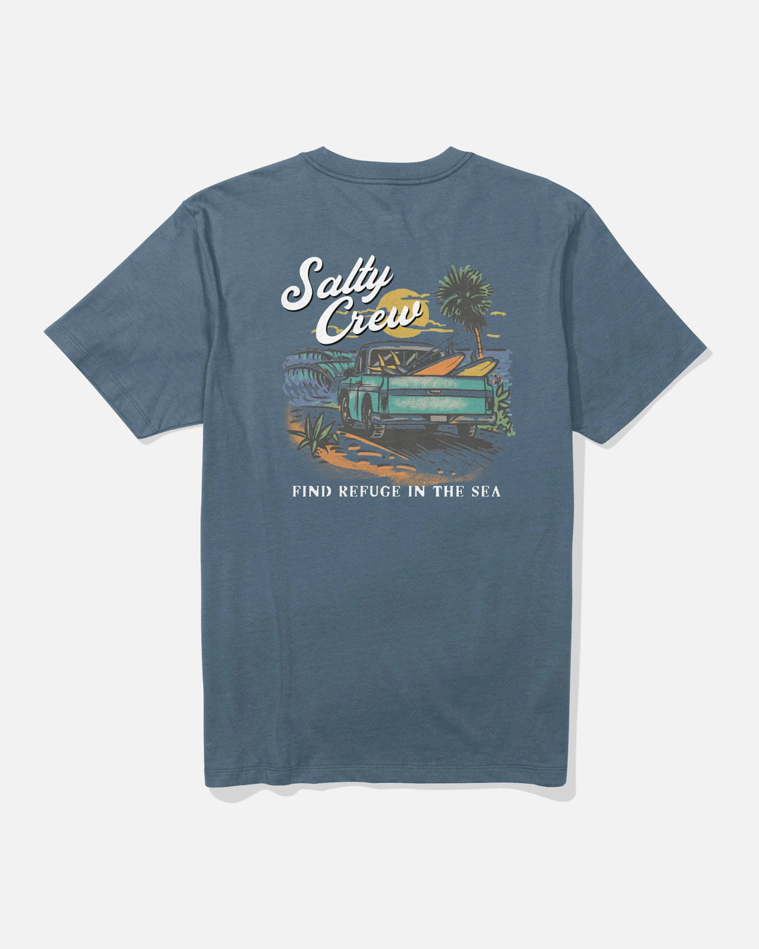 Salty Crew Men's Truck Bed Crew Tee - Slate - Sun Diego Boardshop
