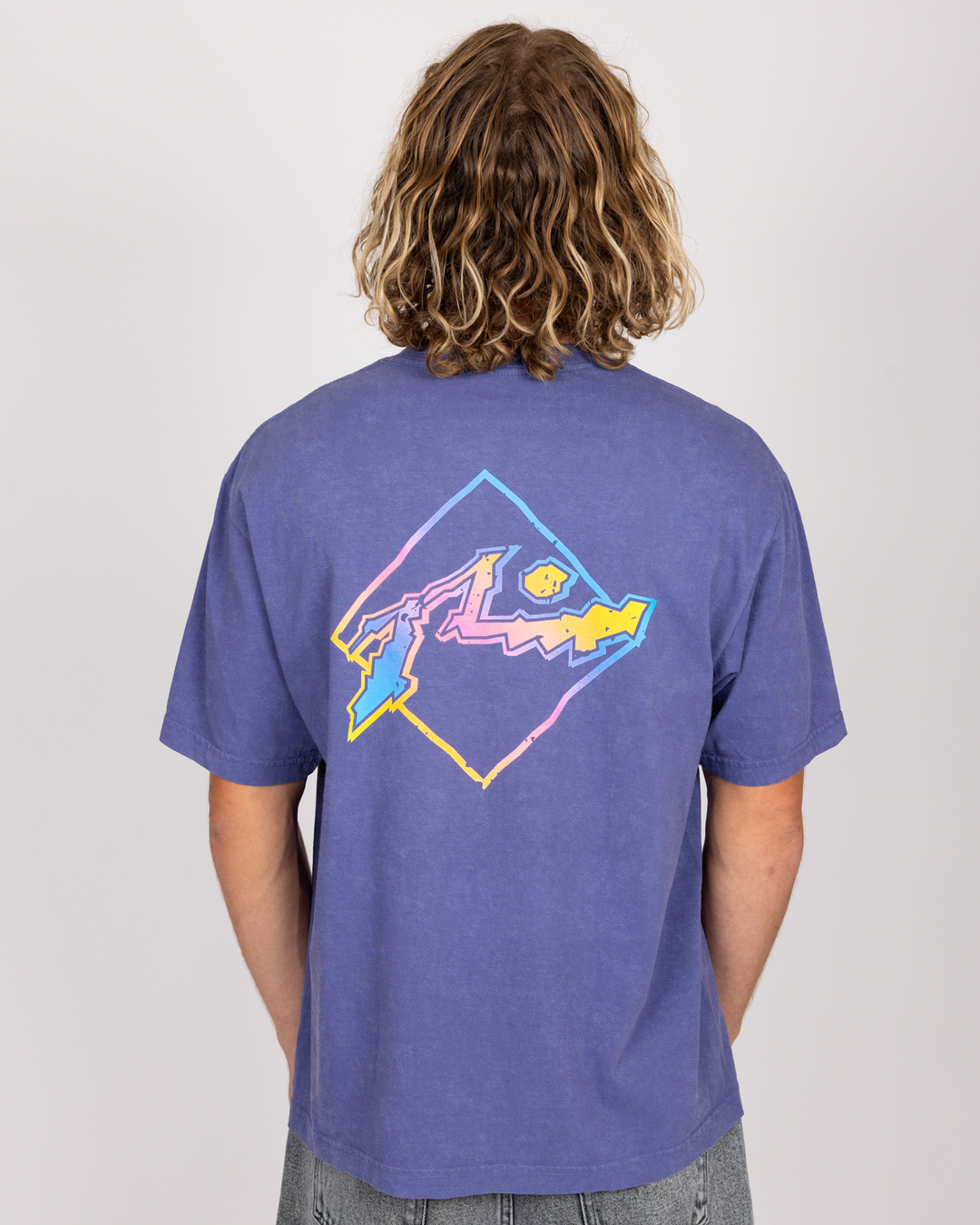 Rusty Crackle Short Sleeve Tee - Heron Acid - Sun Diego Boardshop