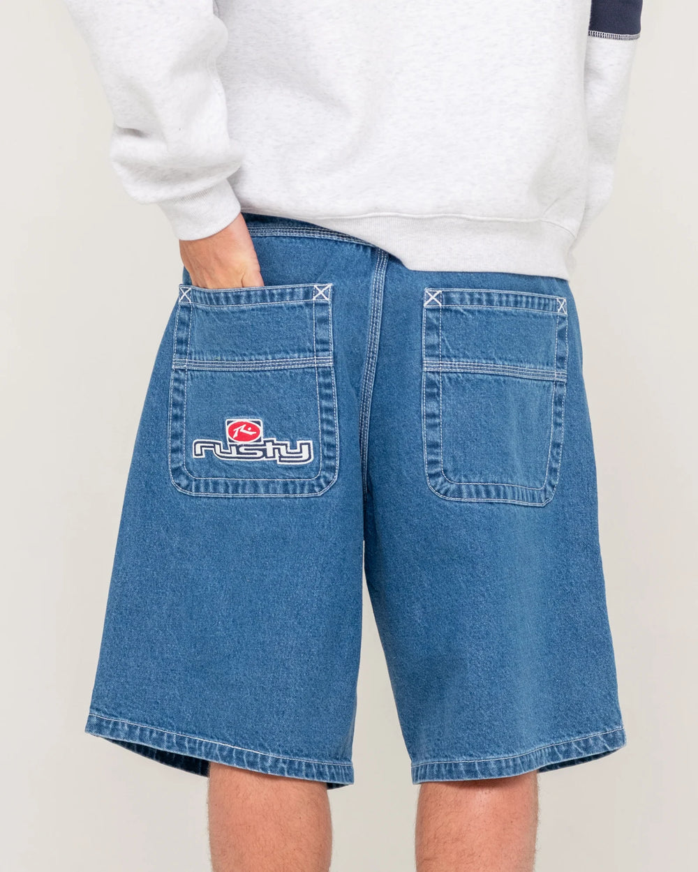 Rusty Men's Boonta Draggin Jort - Middy Blue - Sun Diego Boardshop