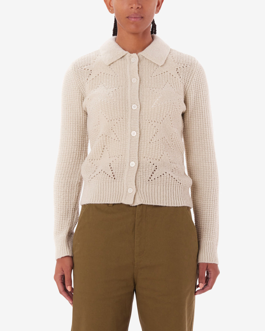 Obey FORTUNE CARDIGAN - SAGE - Sun Diego Boardshop