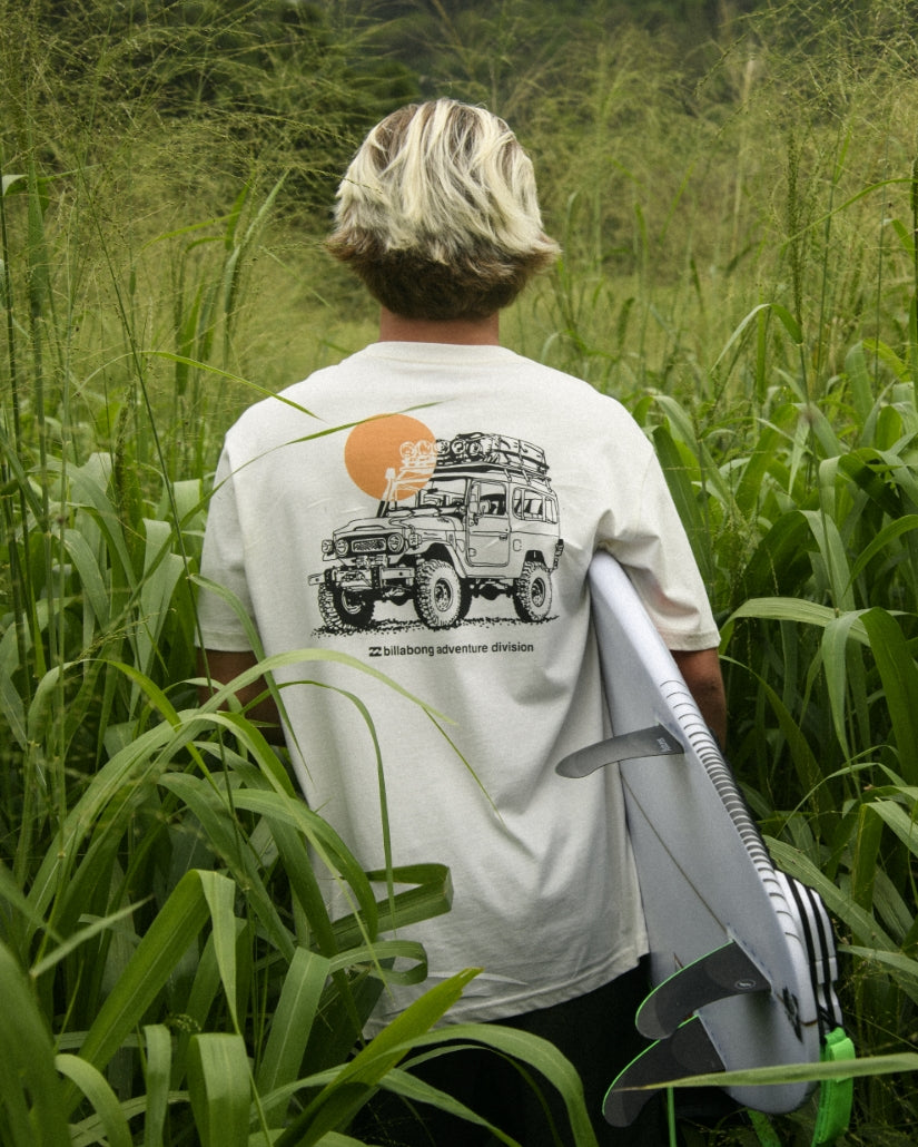 Billabong Making Tracks A/Div Tee - Off White - Sun Diego Boardshop