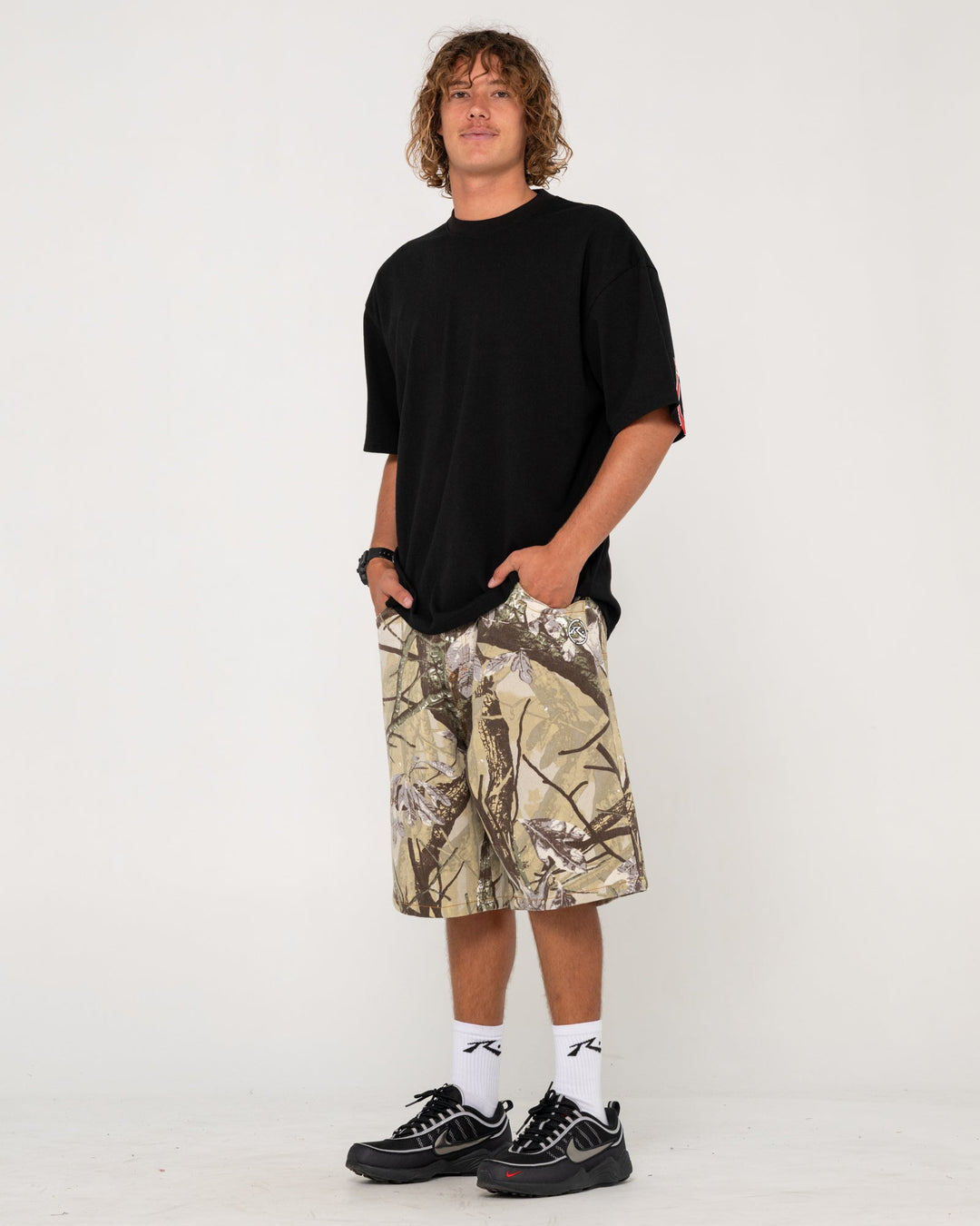 Rusty Hoodus Rambo Jort - Camo - Sun Diego Boardshop