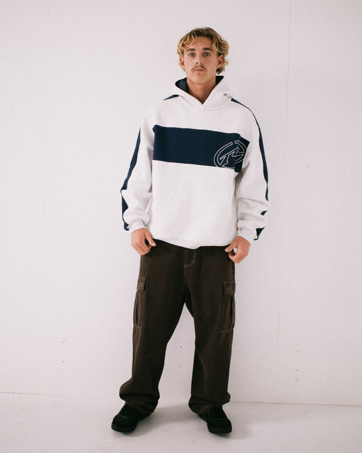 Rusty Kill Switch Hooded Fleece - Ecru Marle