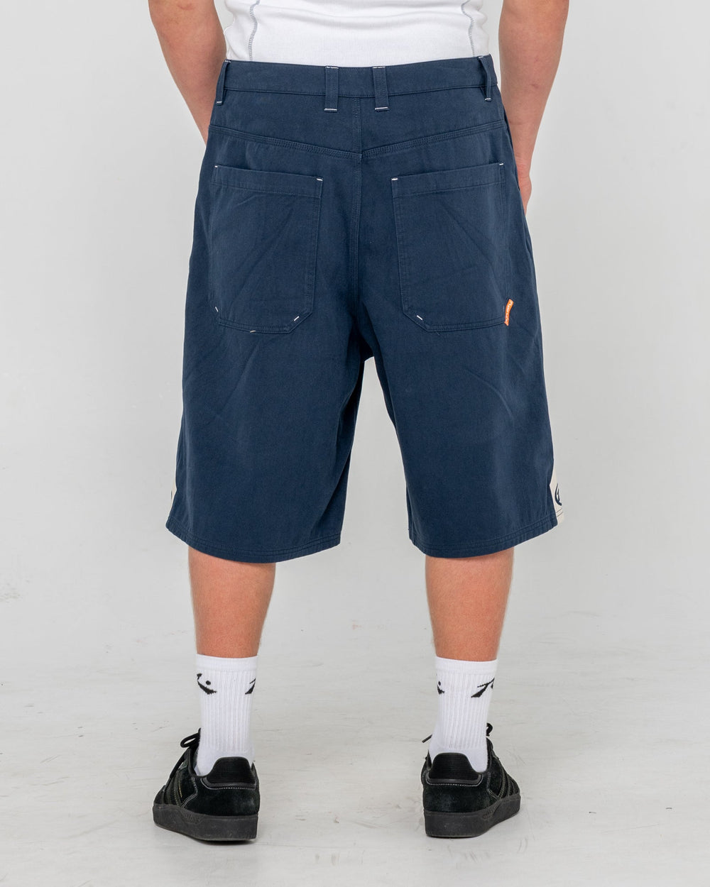 Rusty Strikewear Baggy Twill Short - 24" - Dark Blue - Sun Diego Boardshop