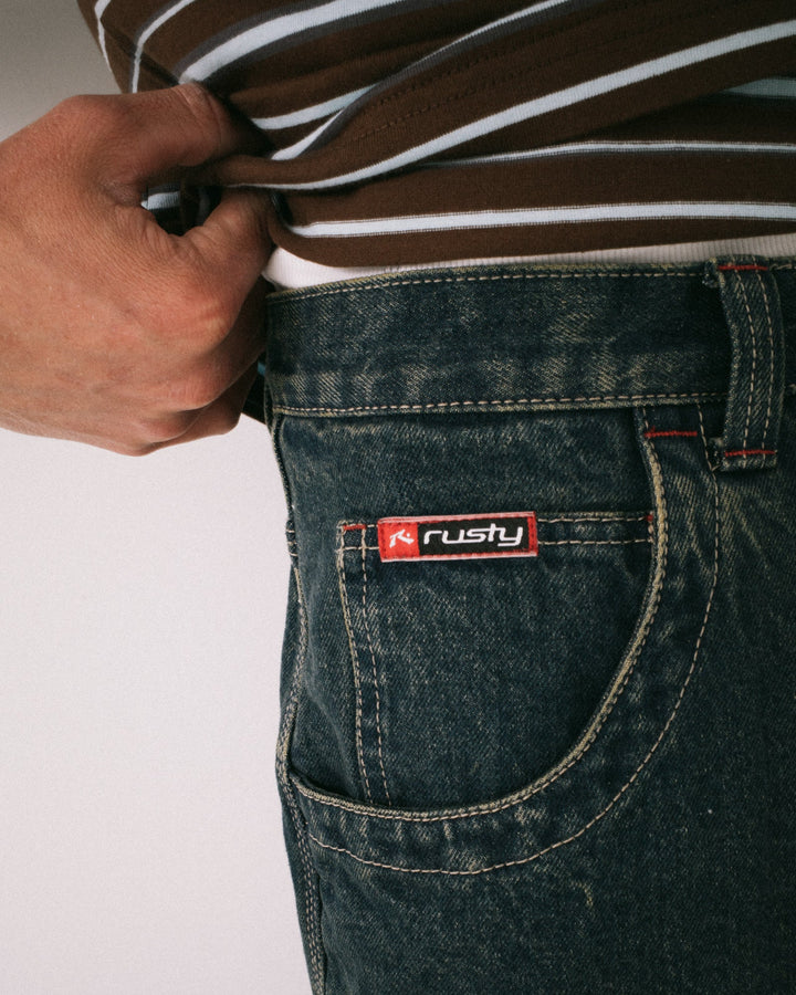 Rusty Yowie Baggy Jort - 24" - Dark N Dirty